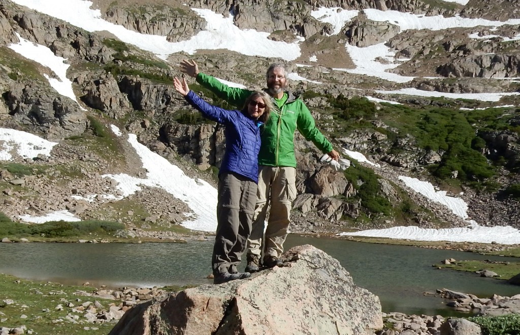 Cindy and Roger on Herman Lake, Colorado